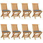 Garden Chairs With Cushions 2 Pcs Solid Teak Wood