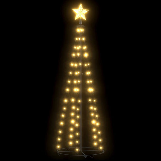 Christmas Cone Tree 70 Leds Decoration 50X120 Cm