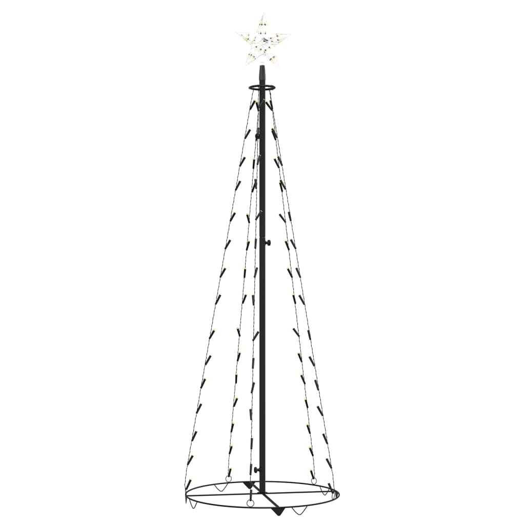 Christmas Cone Tree 70 Leds Decoration 50X120 Cm