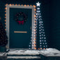 Christmas Cone Tree 136 Leds Decoration 70X240 Cm