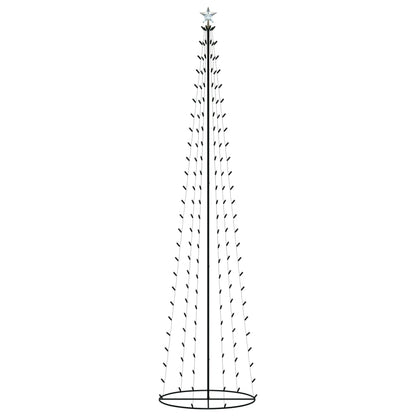 Christmas Cone Tree 136 Leds Decoration 70X240 Cm