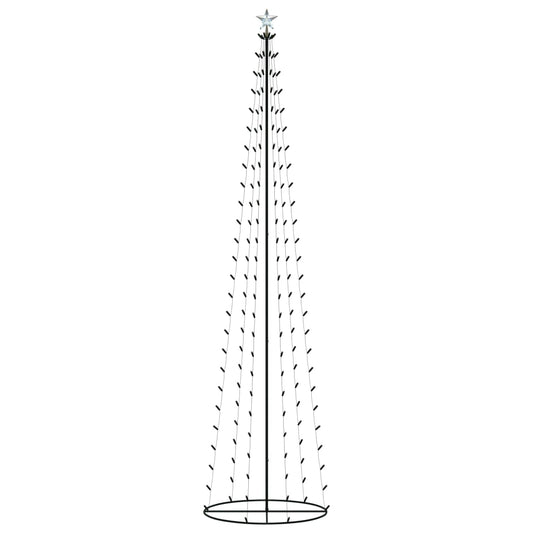 Christmas Cone Tree 136 Leds Decoration 70X240 Cm