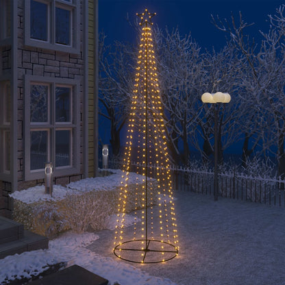 Christmas Cone Tree 136 Leds Decoration 70X240 Cm
