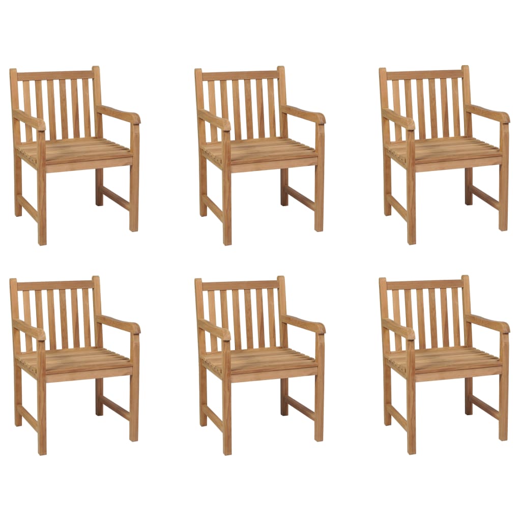 Outdoor Chairs 4 Pcs Solid Teak Wood