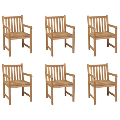 Outdoor Chairs 4 Pcs Solid Teak Wood