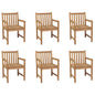 Outdoor Chairs 4 Pcs Solid Teak Wood