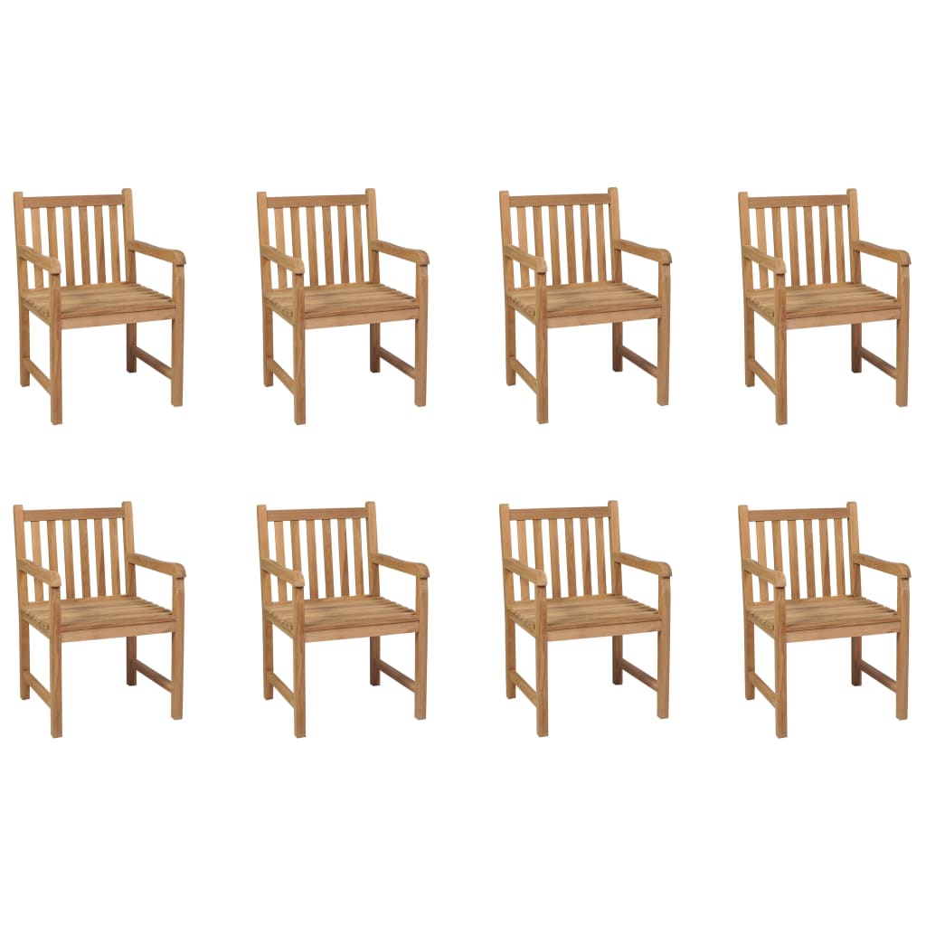Outdoor Chairs 4 Pcs Solid Teak Wood
