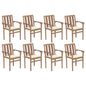 Garden Chairs 2 Pcs With Cushions Solid Teak Wood