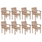 Garden Chairs 2 Pcs With Cushions Solid Teak Wood