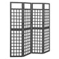 6-Panel Room Divider/Trellis Solid Fir Wood 242.5X180 Cm