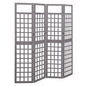 6-Panel Room Divider/Trellis Solid Fir Wood 242.5X180 Cm