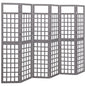 6-Panel Room Divider/Trellis Solid Fir Wood 242.5X180 Cm