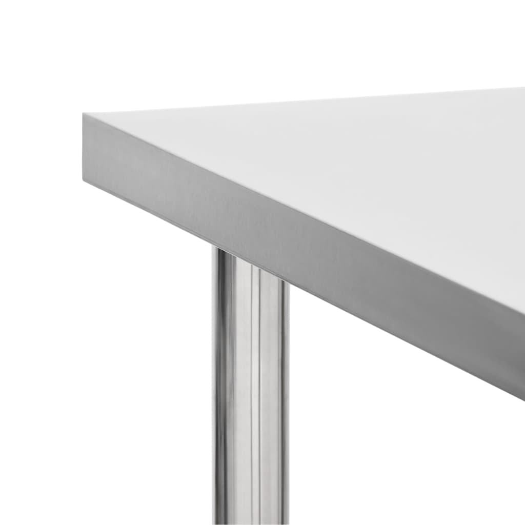 Kitchen Work Table With Wheels Stainless Steel