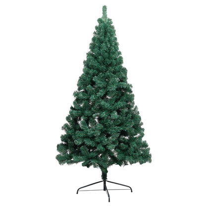 Artificial Half Pre-Lit Christmas Tree With Stand 150 Cm Pvc