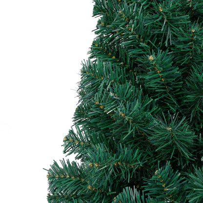 Artificial Half Pre-Lit Christmas Tree With Stand 150 Cm Pvc