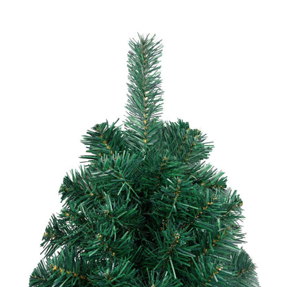 Artificial Half Pre-Lit Christmas Tree With Stand 150 Cm Pvc
