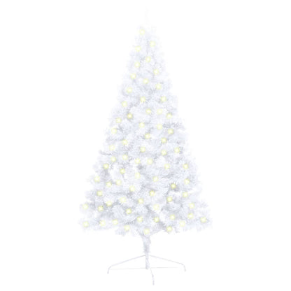 Artificial Half Pre-Lit Christmas Tree With Stand 150 Cm Pvc