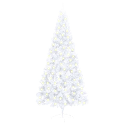 Artificial Half Pre-Lit Christmas Tree With Stand 150 Cm Pvc