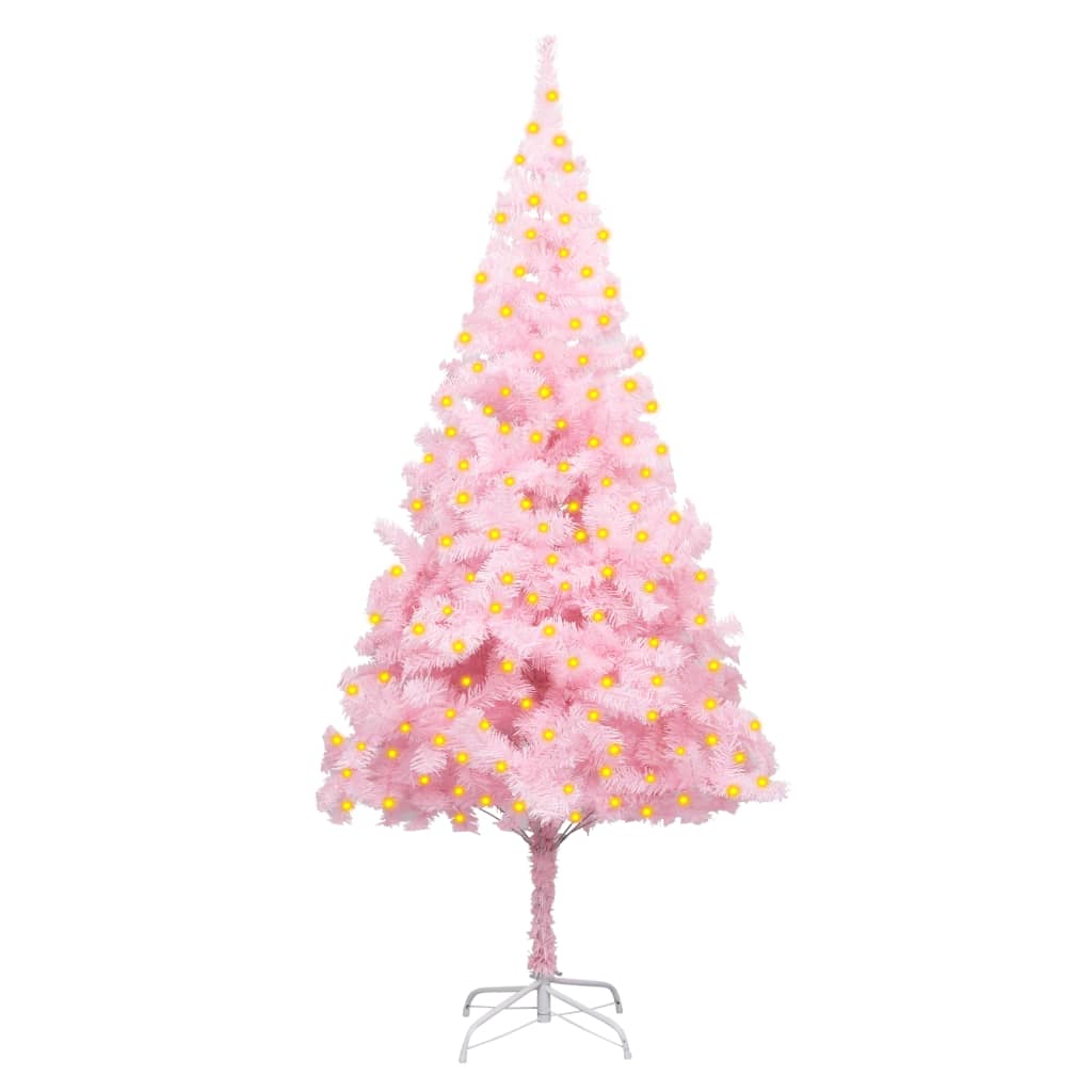 Artificial Pre-Lit Christmas Tree With Stand 120 Cm Pet