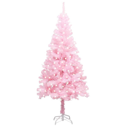 Artificial Pre-Lit Christmas Tree With Stand 120 Cm Pet