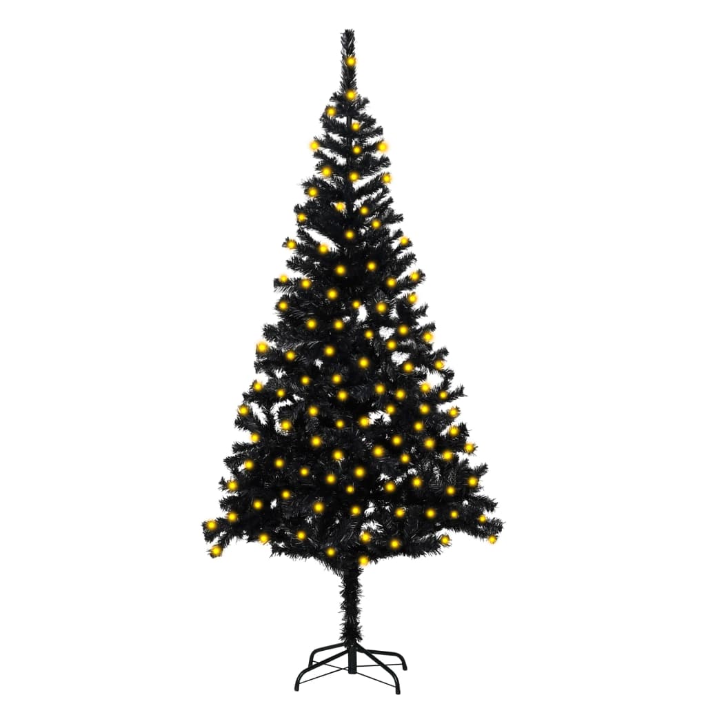 Artificial Pre-Lit Christmas Tree With Stand 120 Cm Pet