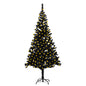 Artificial Pre-Lit Christmas Tree With Stand 120 Cm Pet