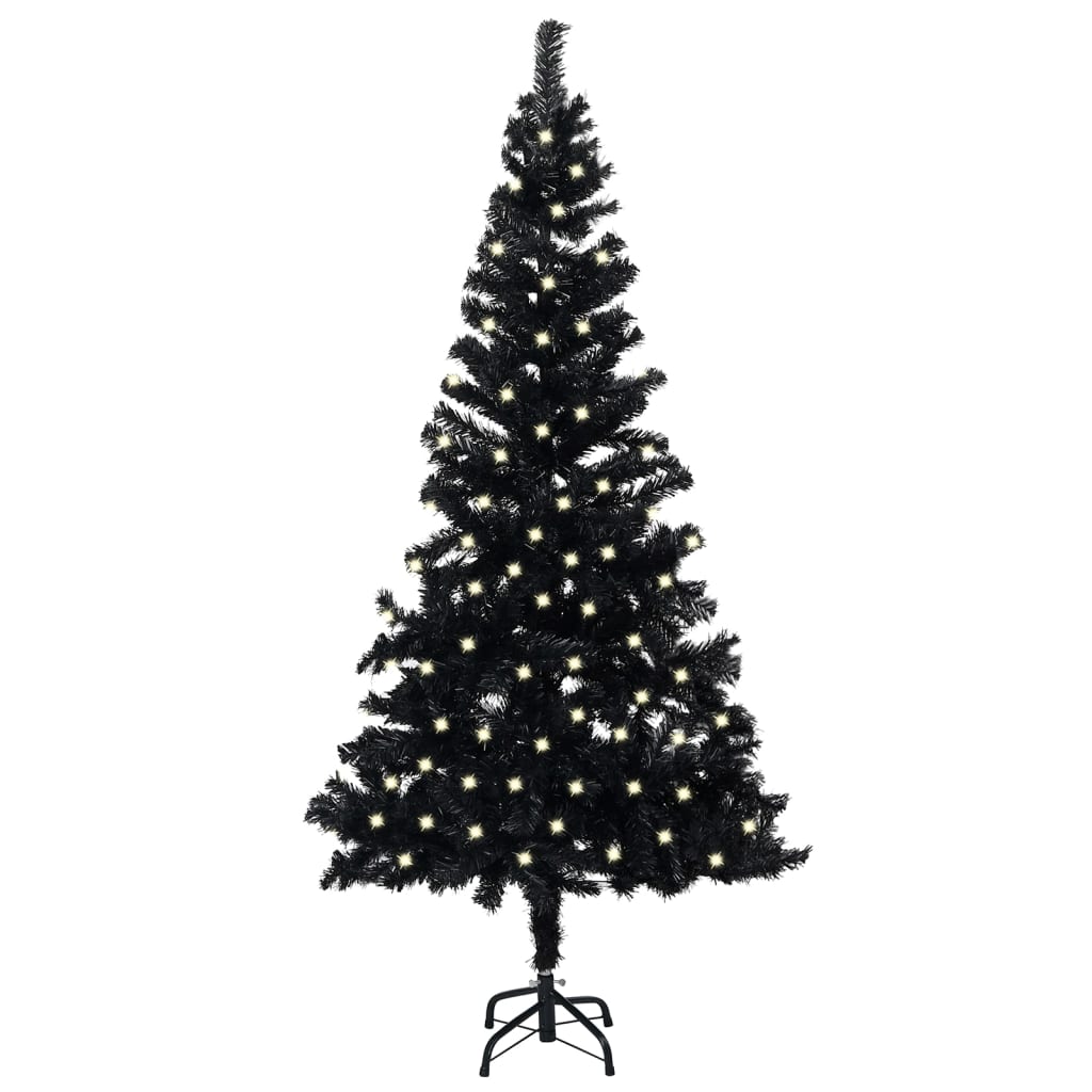 Artificial Pre-Lit Christmas Tree With Stand 120 Cm Pet