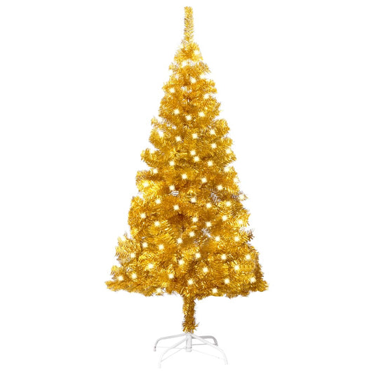Artificial Pre-Lit Christmas Tree With Stand 120 Cm Pet
