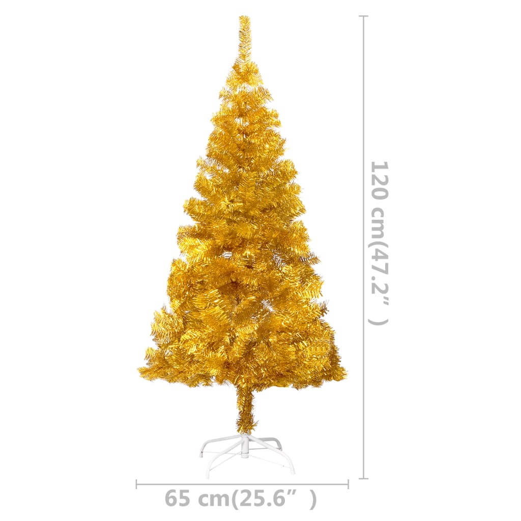 Artificial Pre-Lit Christmas Tree With Stand 120 Cm Pet