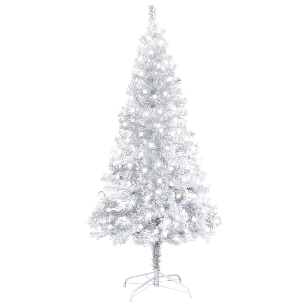Artificial Pre-Lit Christmas Tree With Stand 120 Cm Pet