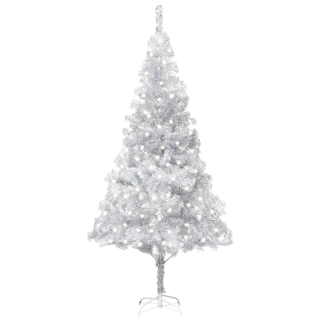 Artificial Pre-Lit Christmas Tree With Stand 120 Cm Pet