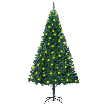 Artificial Pre-Lit Christmas Tree With Thick Branches Green 150 Cm