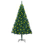 Artificial Pre-Lit Christmas Tree With Thick Branches Green 150 Cm