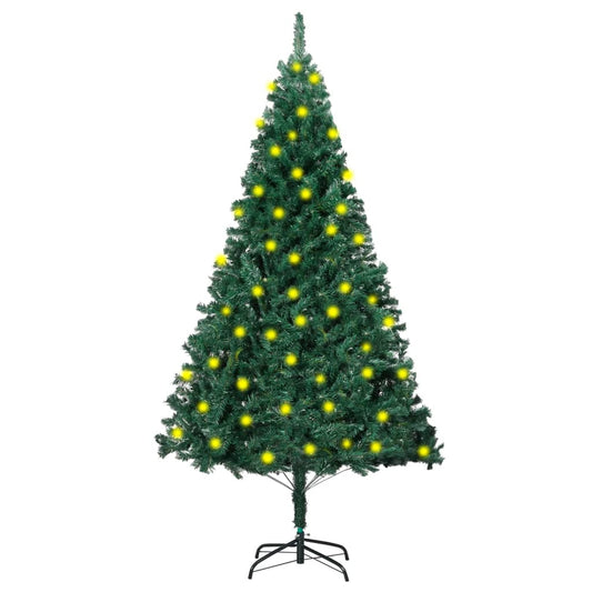 Artificial Pre-Lit Christmas Tree With Thick Branches 180 Cm