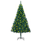 Artificial Pre-Lit Christmas Tree With Thick Branches 180 Cm