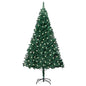 Artificial Pre-Lit Christmas Tree With Thick Branches Green 240 Cm