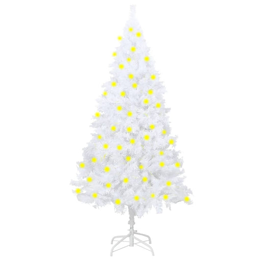 Artificial Pre-Lit Christmas Tree With Thick Branches 150 Cm