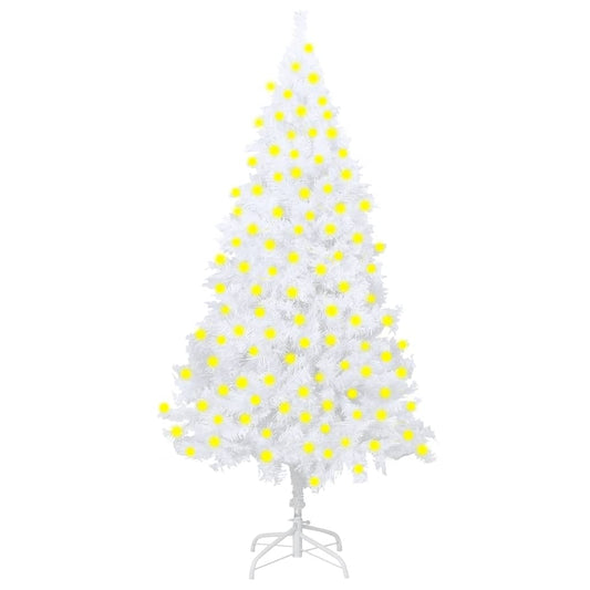 Artificial Pre-Lit Christmas Tree With Thick Branches 210 Cm