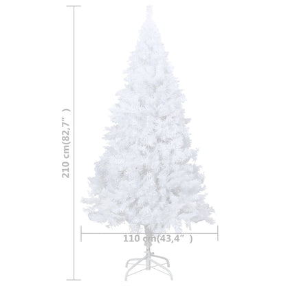 Artificial Pre-Lit Christmas Tree With Thick Branches 210 Cm