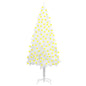 Artificial Pre-Lit Christmas Tree White 240 Cm