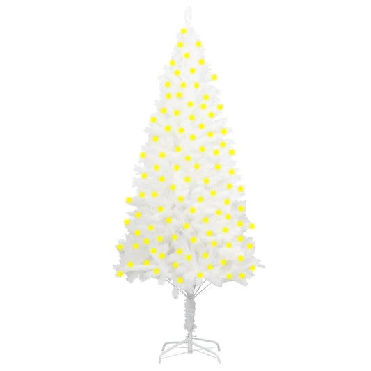 Artificial Pre-Lit Christmas Tree White 240 Cm