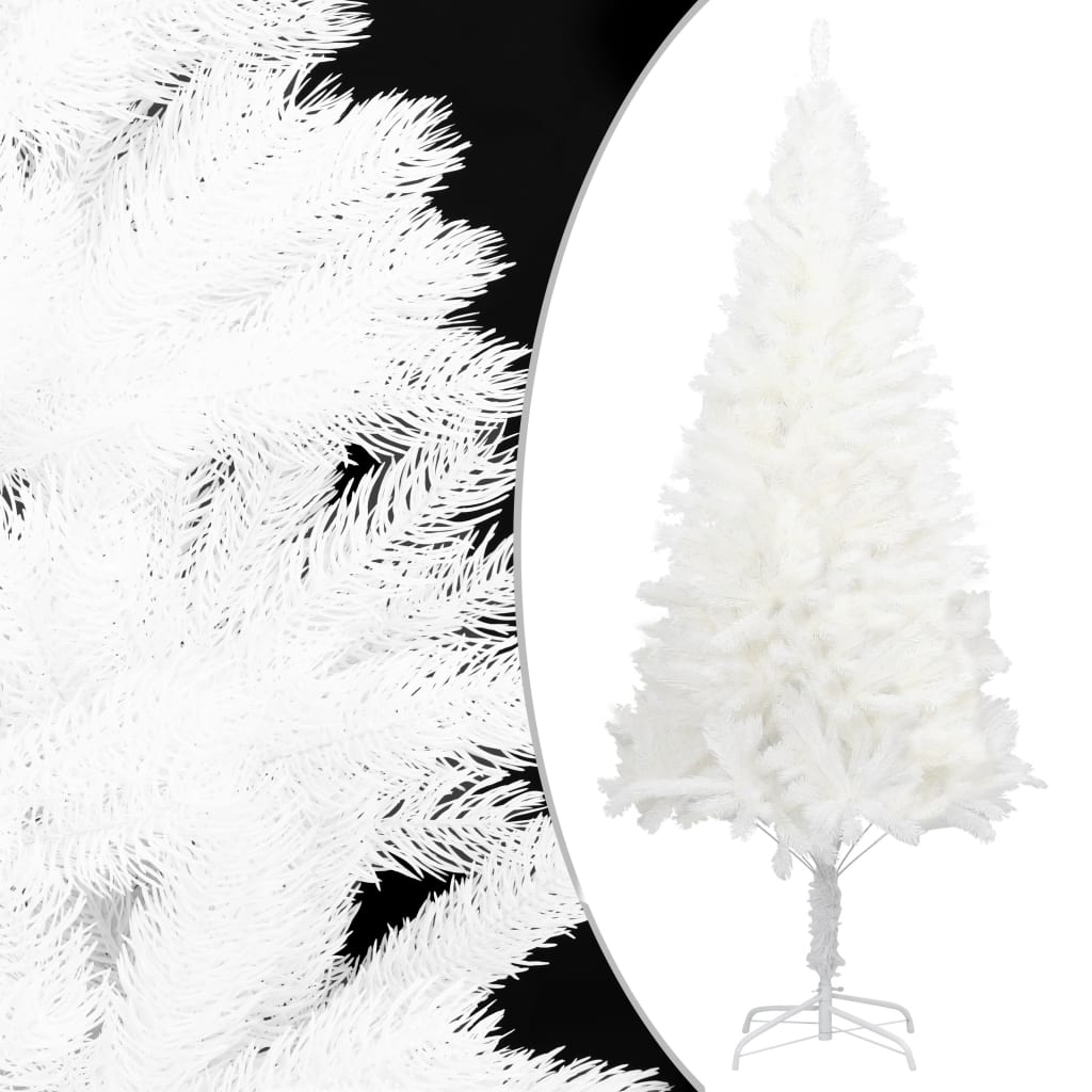 Artificial Pre-Lit Christmas Tree White 240 Cm