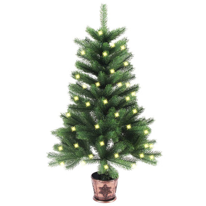 Artificial Pre-Lit Christmas Tree 210 Cm Green