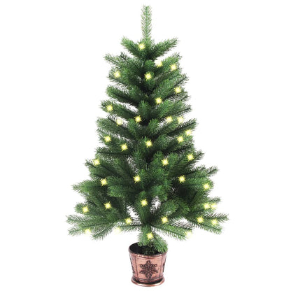Artificial Pre-Lit Christmas Tree 210 Cm Green