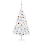 Artificial Pre-Lit Christmas Tree With Ball Set Pvc