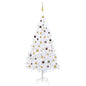 Artificial Pre-Lit Christmas Tree With Ball Set Pvc