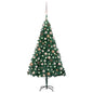 Artificial Pre-Lit Christmas Tree With Ball Set Pvc