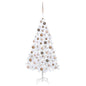 Artificial Pre-Lit Christmas Tree With Ball Set Pvc