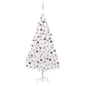 Artificial Pre-Lit Christmas Tree With Ball Set Pvc