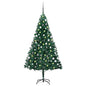 Artificial Pre-Lit Christmas Tree With Ball Set Pvc